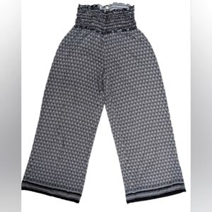 Max Studios floral wide legs jersey pants